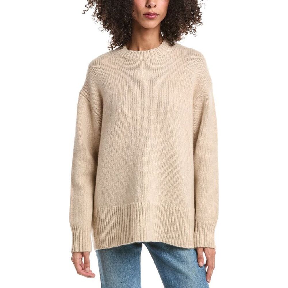 Lafayette 148 New York Womens  Chunky Crewneck Cashmere & Wool-Blend Sweater